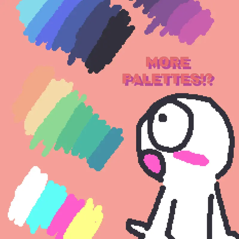 Palletes yay by @Cutegemoycat