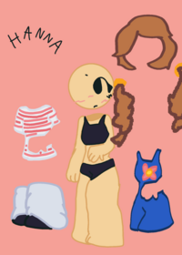 a Buddy the Unicorn dress-up game