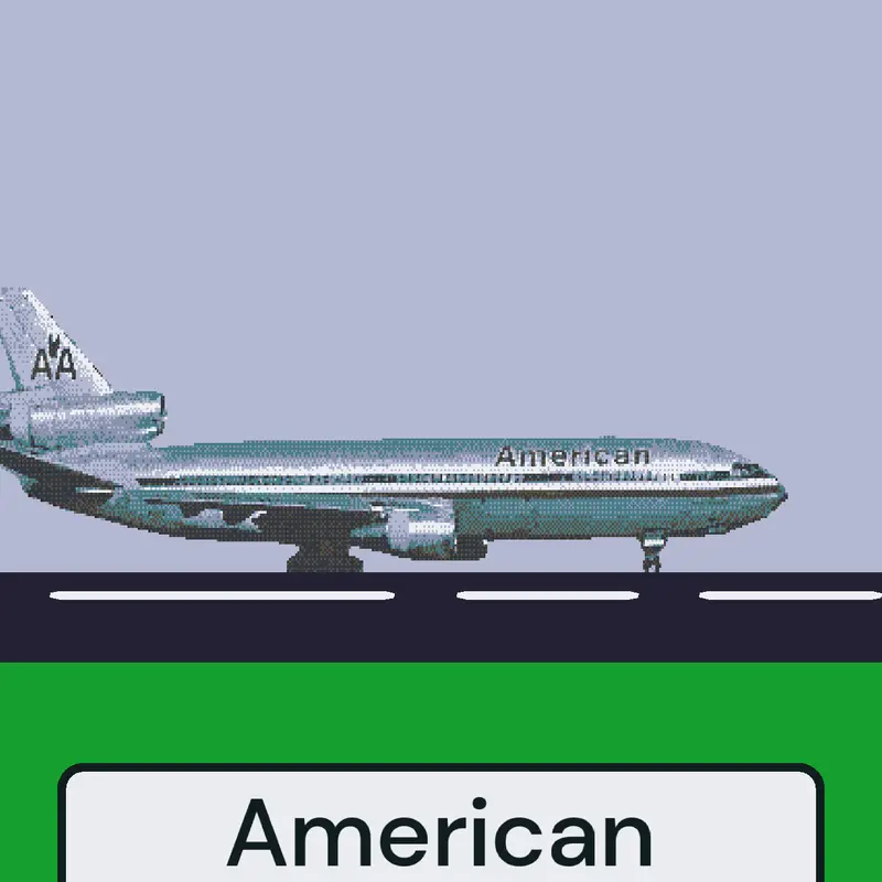 A DC-10 crash to the hunger field by @aldrinaviation2026
