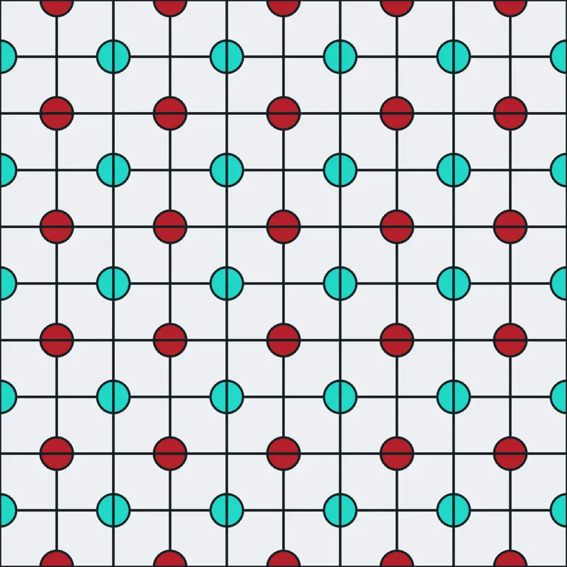 Moving Grid illusion by @Sniffersarefun
