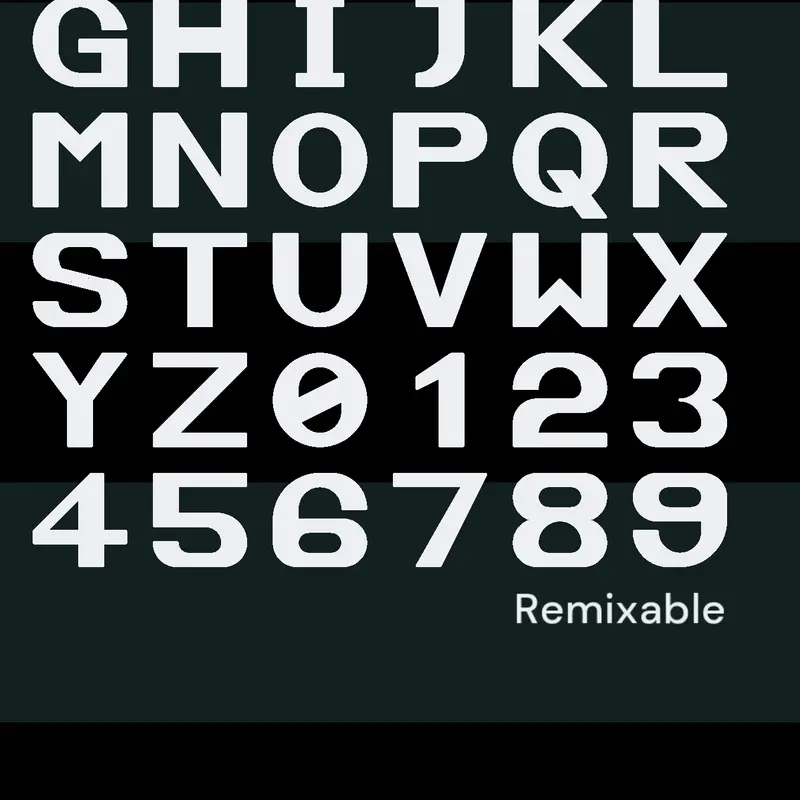 Alphabet by @Francisco2026Pyramixed