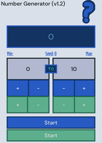 Number Generator