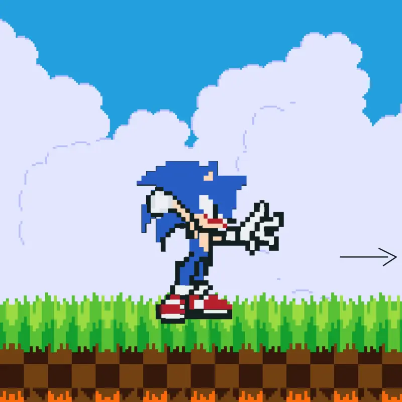 Dance Metro man (sonic) by @-_Caio_Patons_-