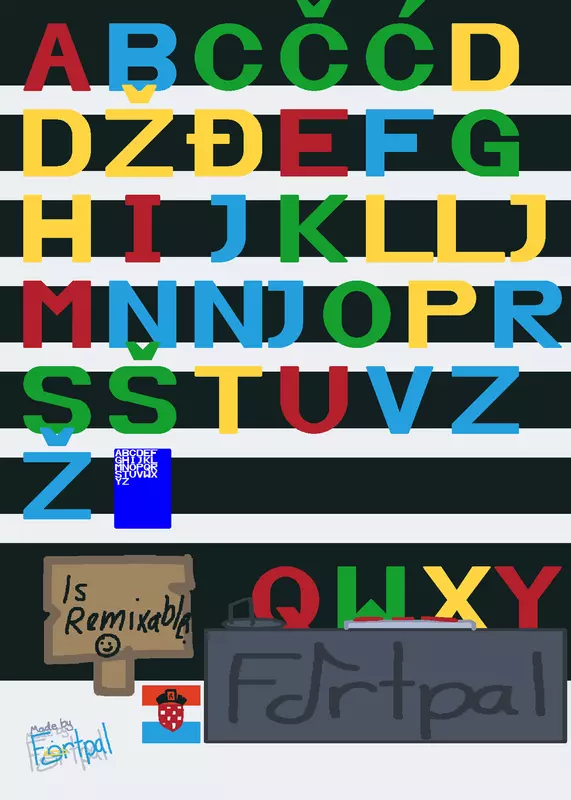 CROATIAN ALPHABET DANCE! by @XxFortpalxX