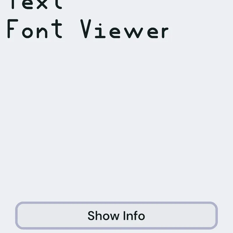 Custom Text Font Viewer by @lewis12chain