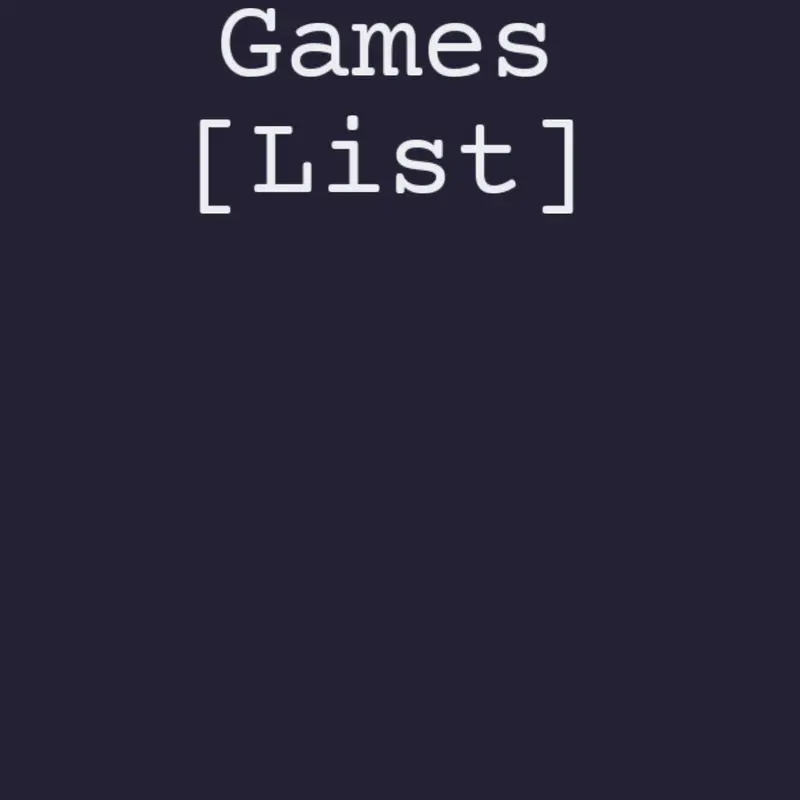 Game by @ForbiddenTag