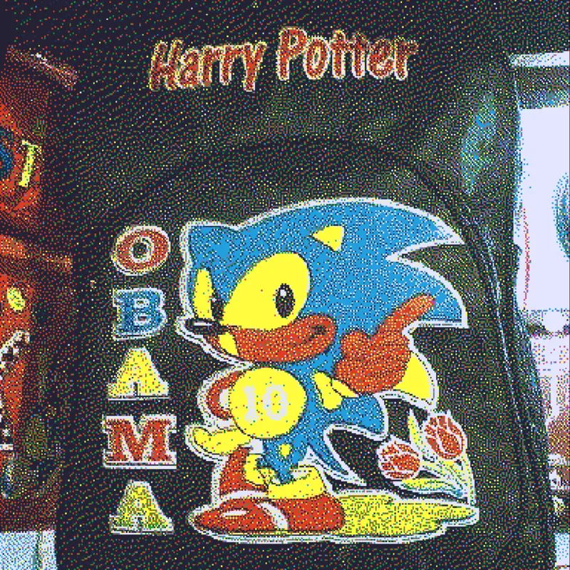 Harry Potter backpack sonic by @SwellingGames