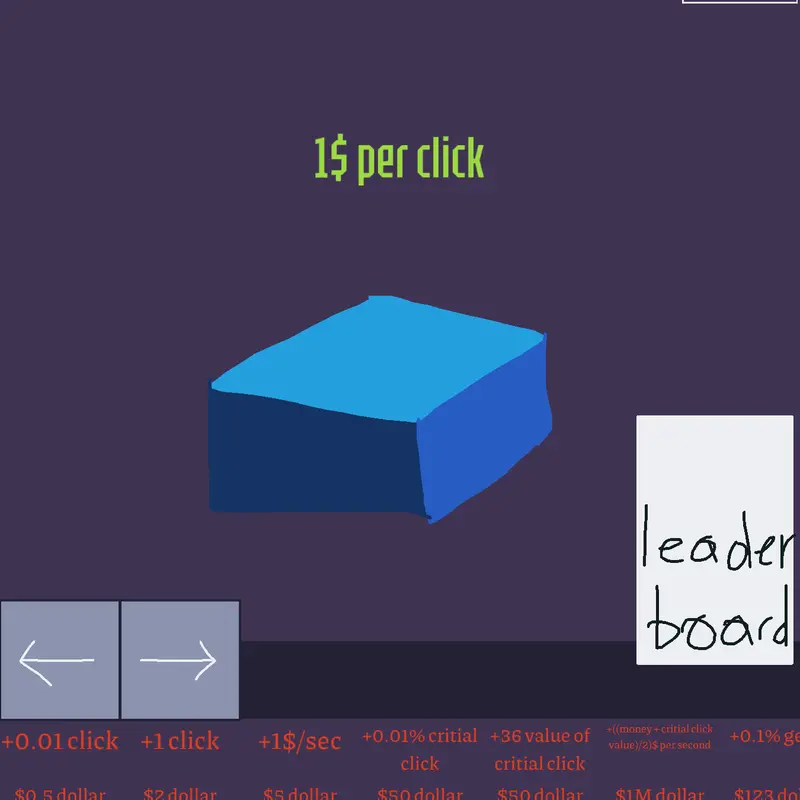 A clicker game by @DificultyMarkerLol