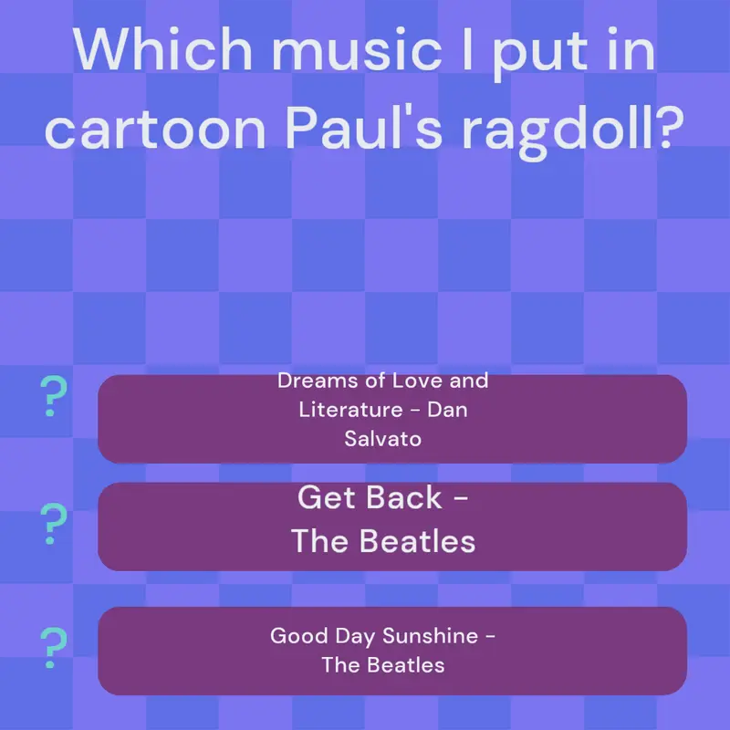 Music decision by @lmaof