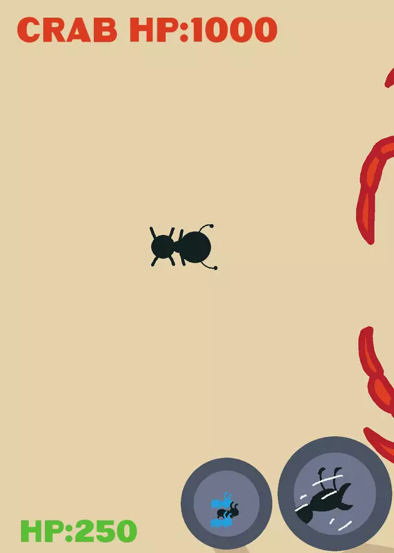 Crab boss fight by @-anty_studios-