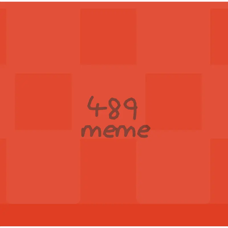 Remade 489 meme by @4STR0_C00K1E