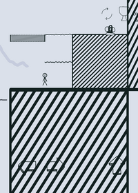 you cannot see stick man ￼