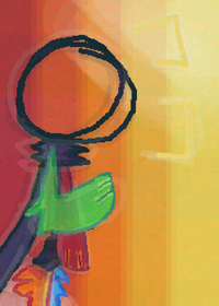 New artstyle fascinator stickman oc