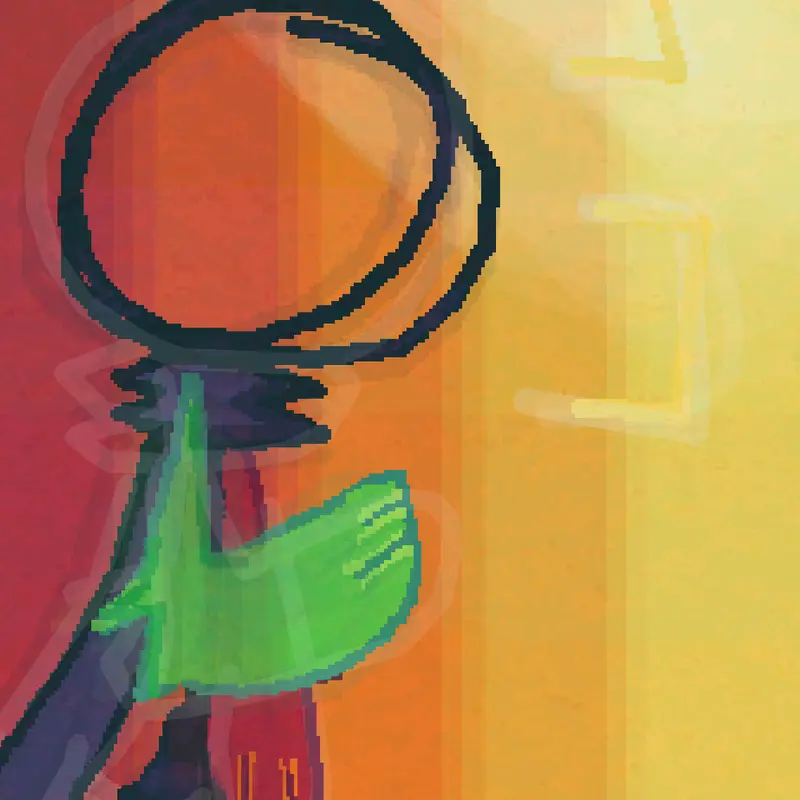 New artstyle fascinator stickman oc by @fascinator