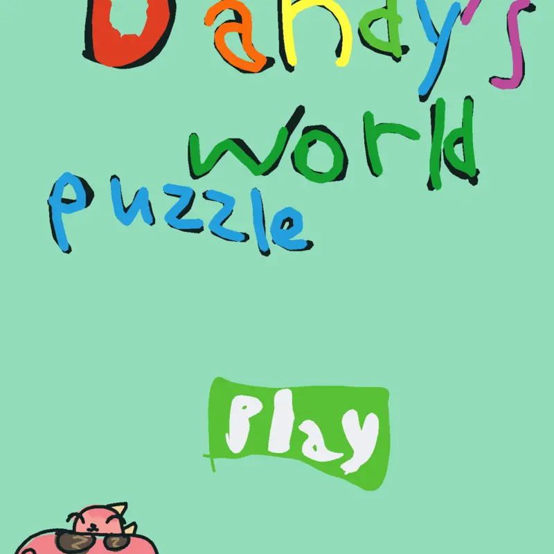Dandys world puzzle by @pebble_ICE_cream