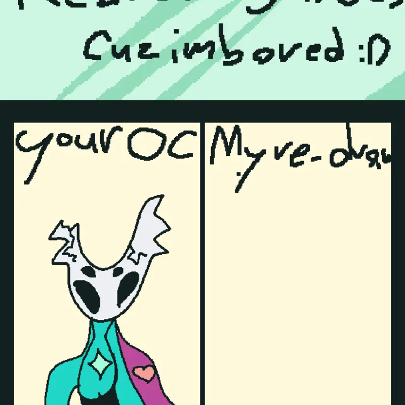 Silksong ocs by @DebiBarber