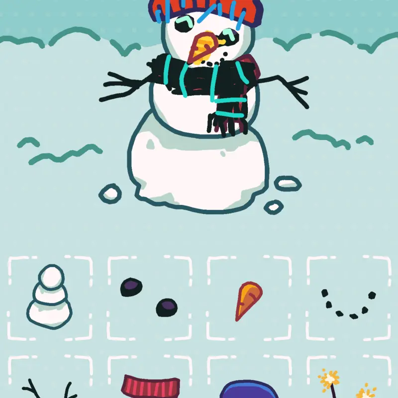 Normal snowman game by @KaloianKalinov
