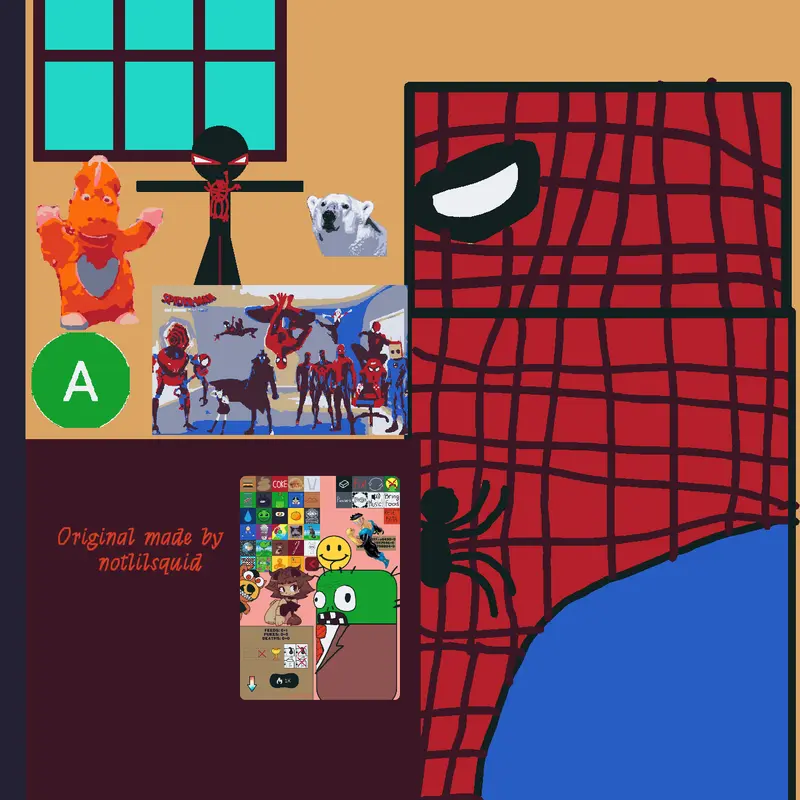 Spider verse eating by @Theblueteamleader