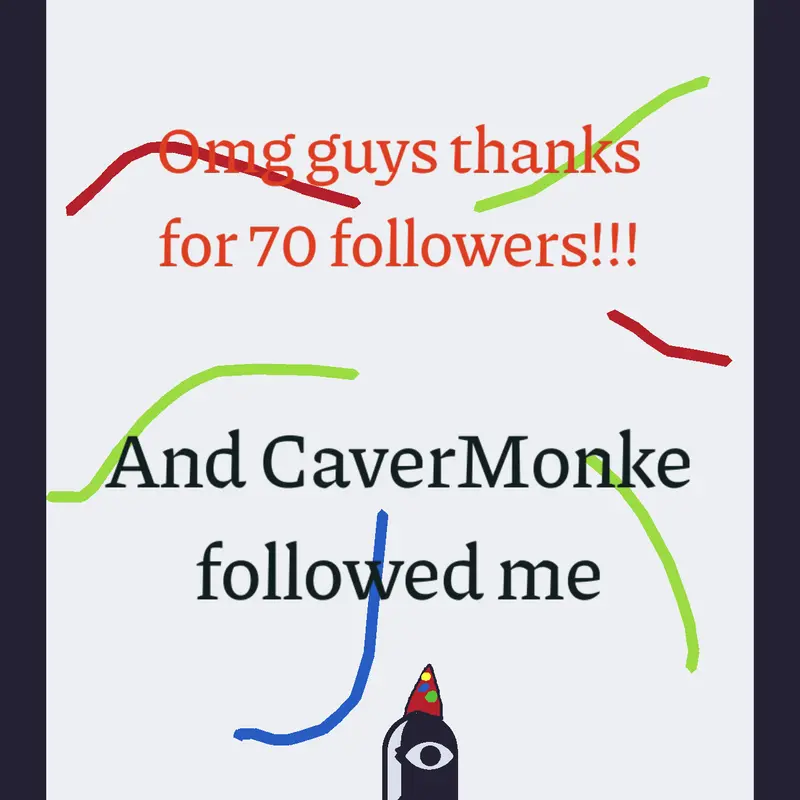 70 followers!!! by @MarselzxsTTReal