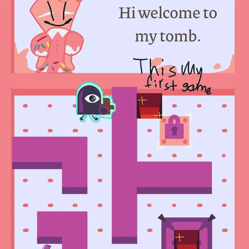 Welcome to pretty princess tomb by @purple_blue_concrete