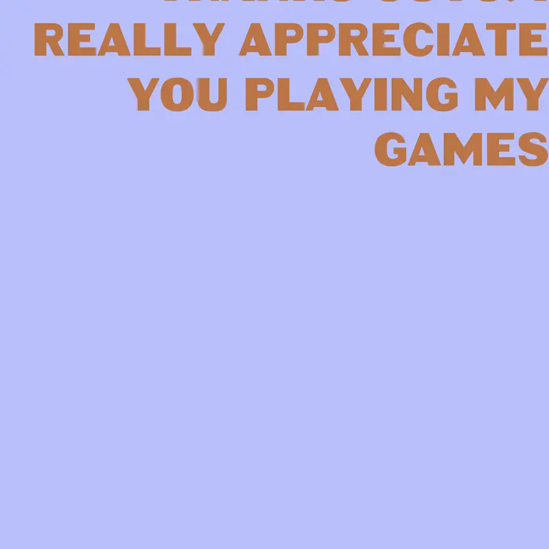 Game by @hlou