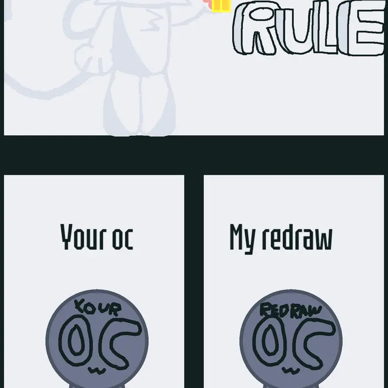 Redrawing ocs with Whitey! by @The_Luna_hamstery