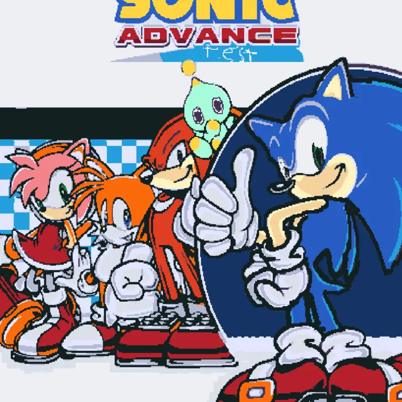 Sonic advance test by @KurtPhillip