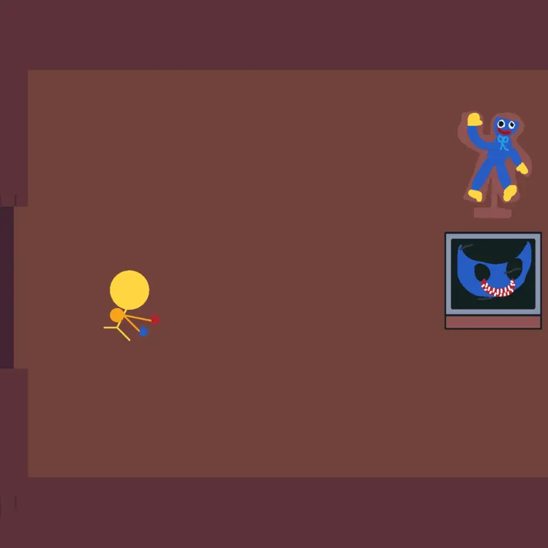 Nightmare huggy chase by @Johns_decks