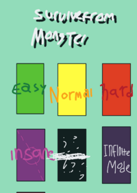 Geometry dash monster chases you