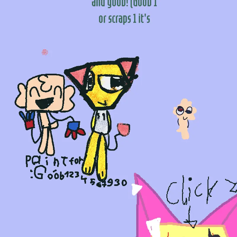 Dandy world but scraps and goob by @hello_IM-ressy-milly