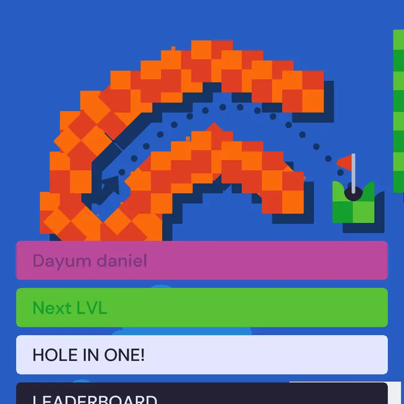 Trick shot golf by @deadletsky