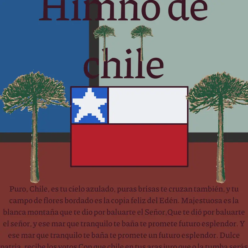 Himno de chile by @Unchileno2014_Castle