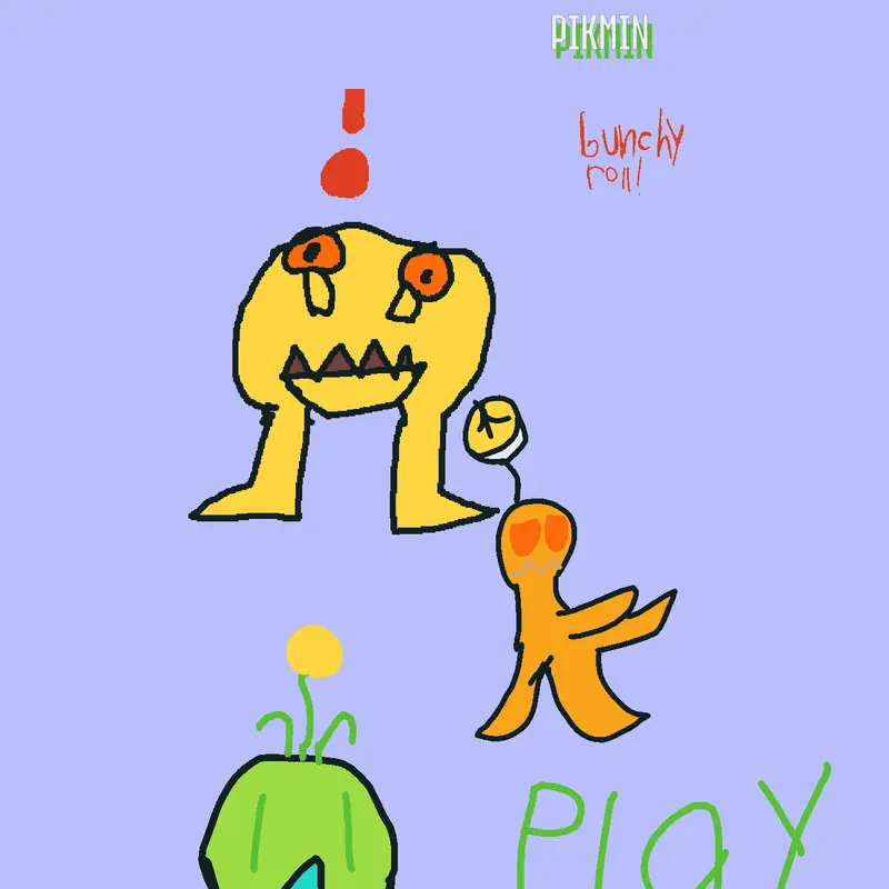 Pikmin bunchy roll by @mudkipandpikmin