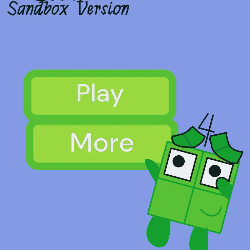 Numberblocks sandbox 4 by @Sebathespider