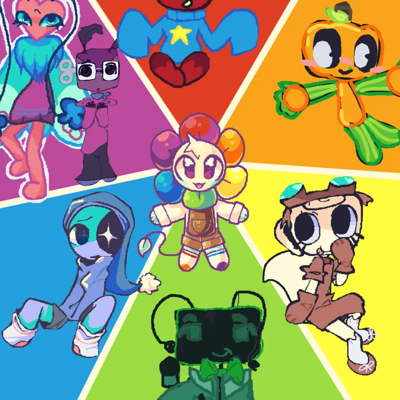Dandy's World Toon color by @catamberkitty