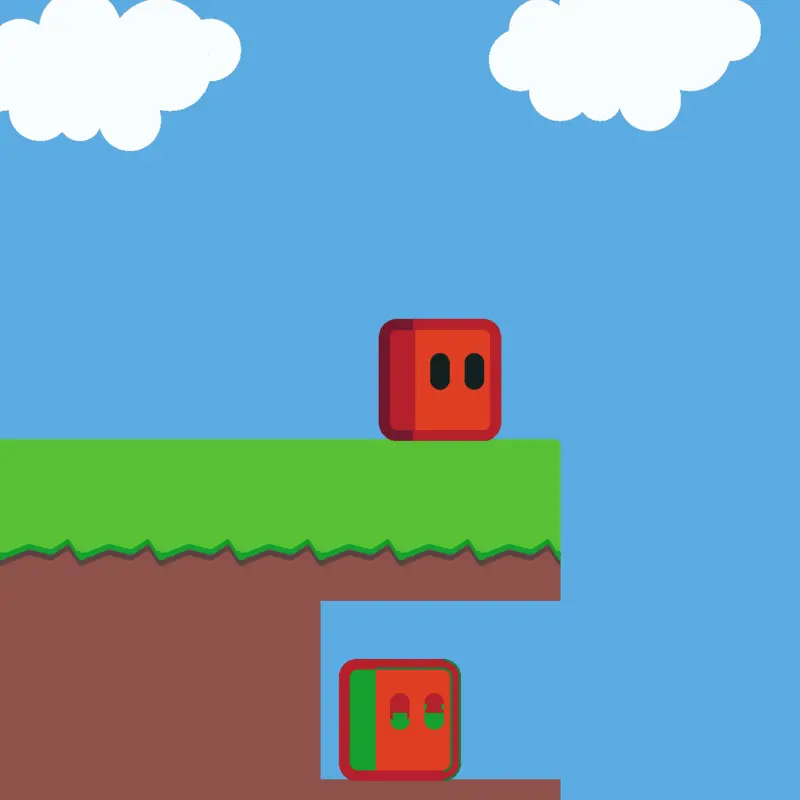 Green cube got angry so he wants revenge by @monster_truck_fan