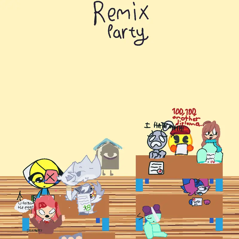 school remix ig (mines is Natsuki) by @strawbeez