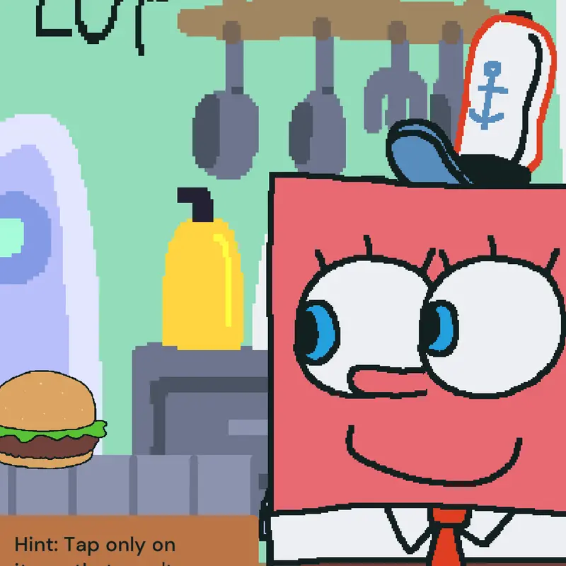 Pink spongebob by @zuza223