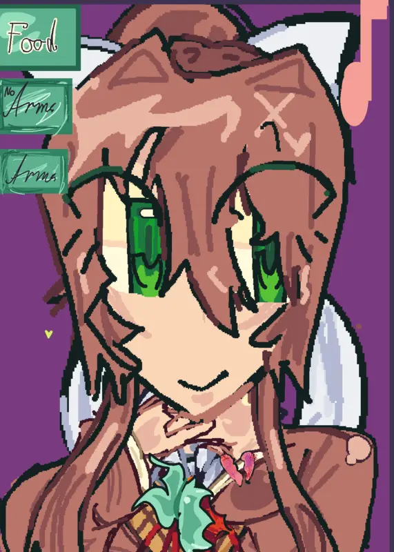 Just monika. by @0ne4fy_mentioned-11