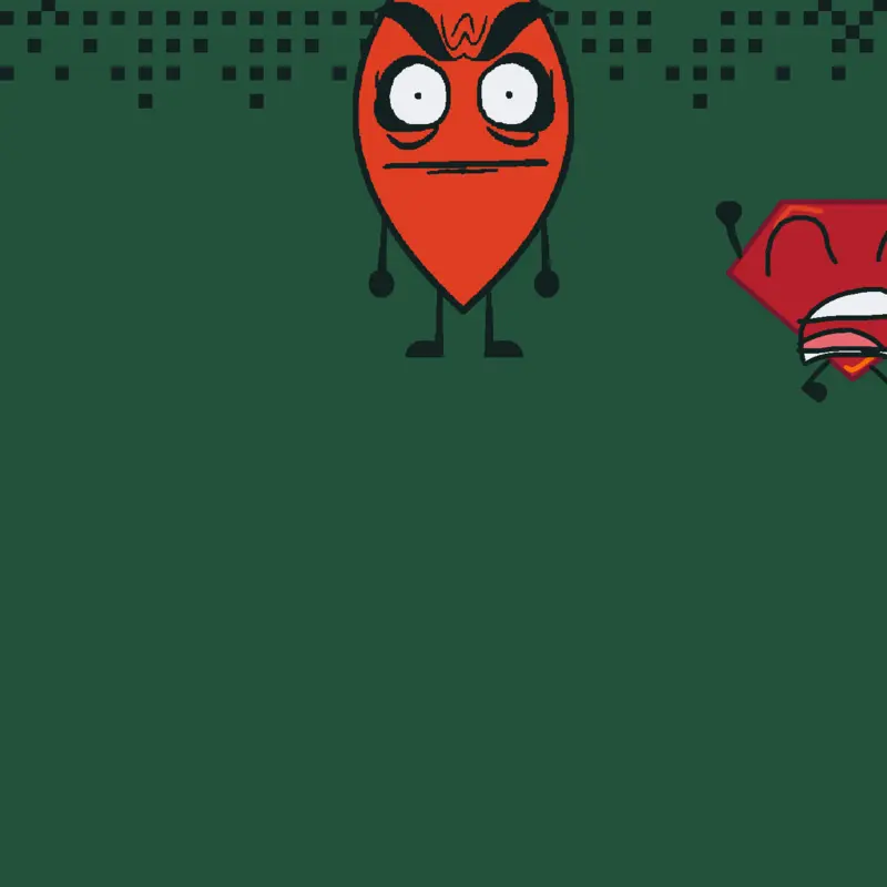 Escape BFDIA Evil Leafy by @Wall_Flocking