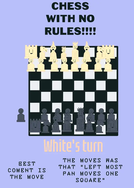 Chess with no rules by @lol_the_cool