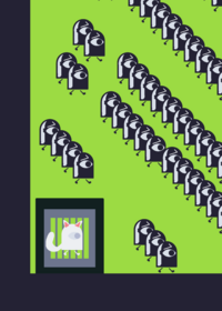The blue means move only horizontally The...