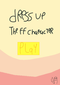 Dress up the ff character (not ready yet but...