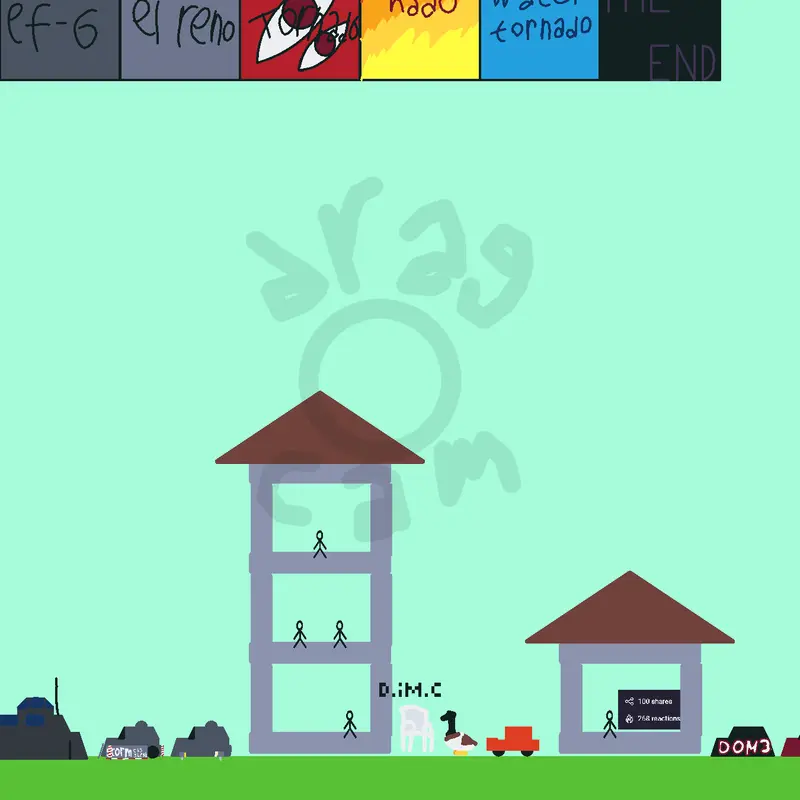 Tornado game by @waffleee