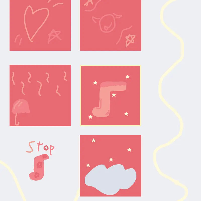 Cute free song kit music template by @song_girl