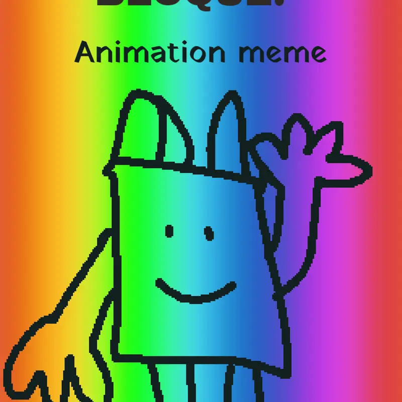 Popipo bloque animation meme by @claublook