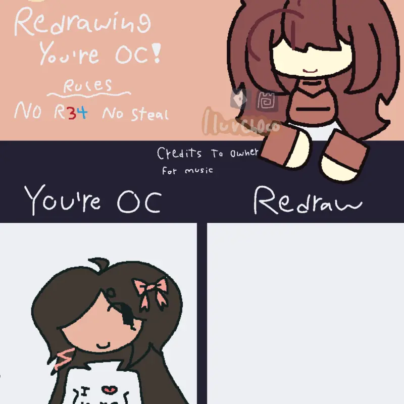 Redraw by @Lolya_cute