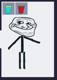 Troll face ragdoll