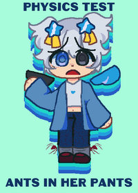 Just testing physics, using, Noor-n's OC.