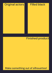 Make something out of silhouettes!